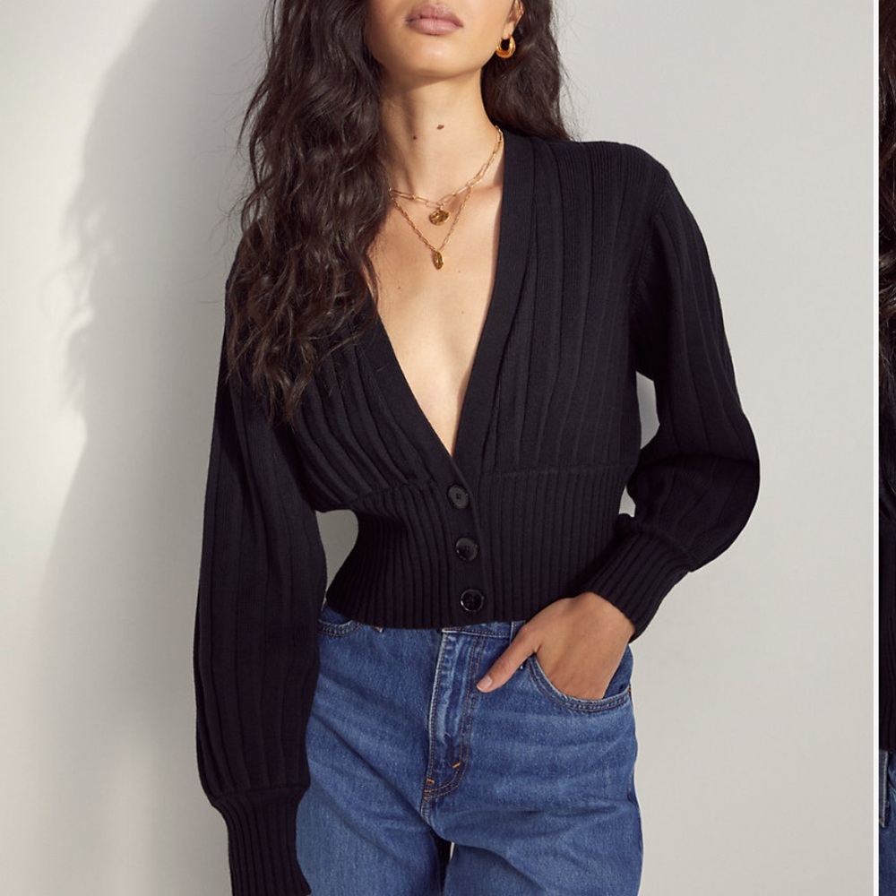 Aritzia Plunge Front Cardigan